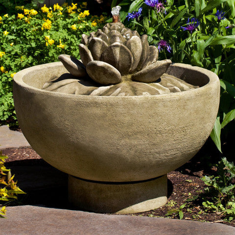 cast stone outdoor water fountain