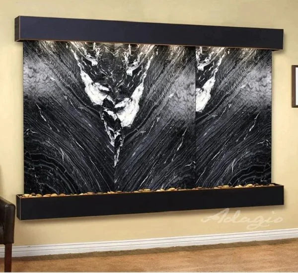 Solitude River Three Panel Wall Fountain