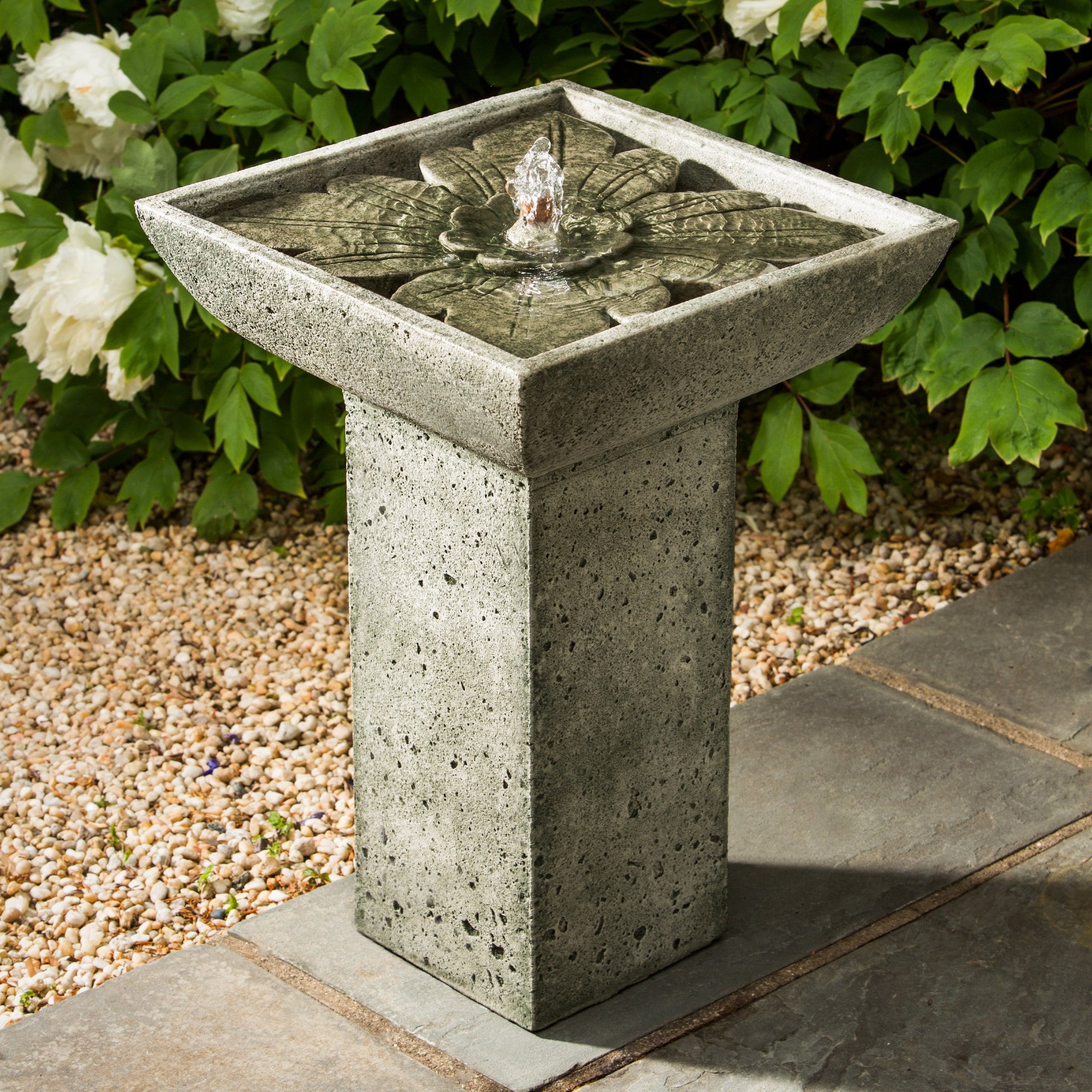 outdoor garden water fountain