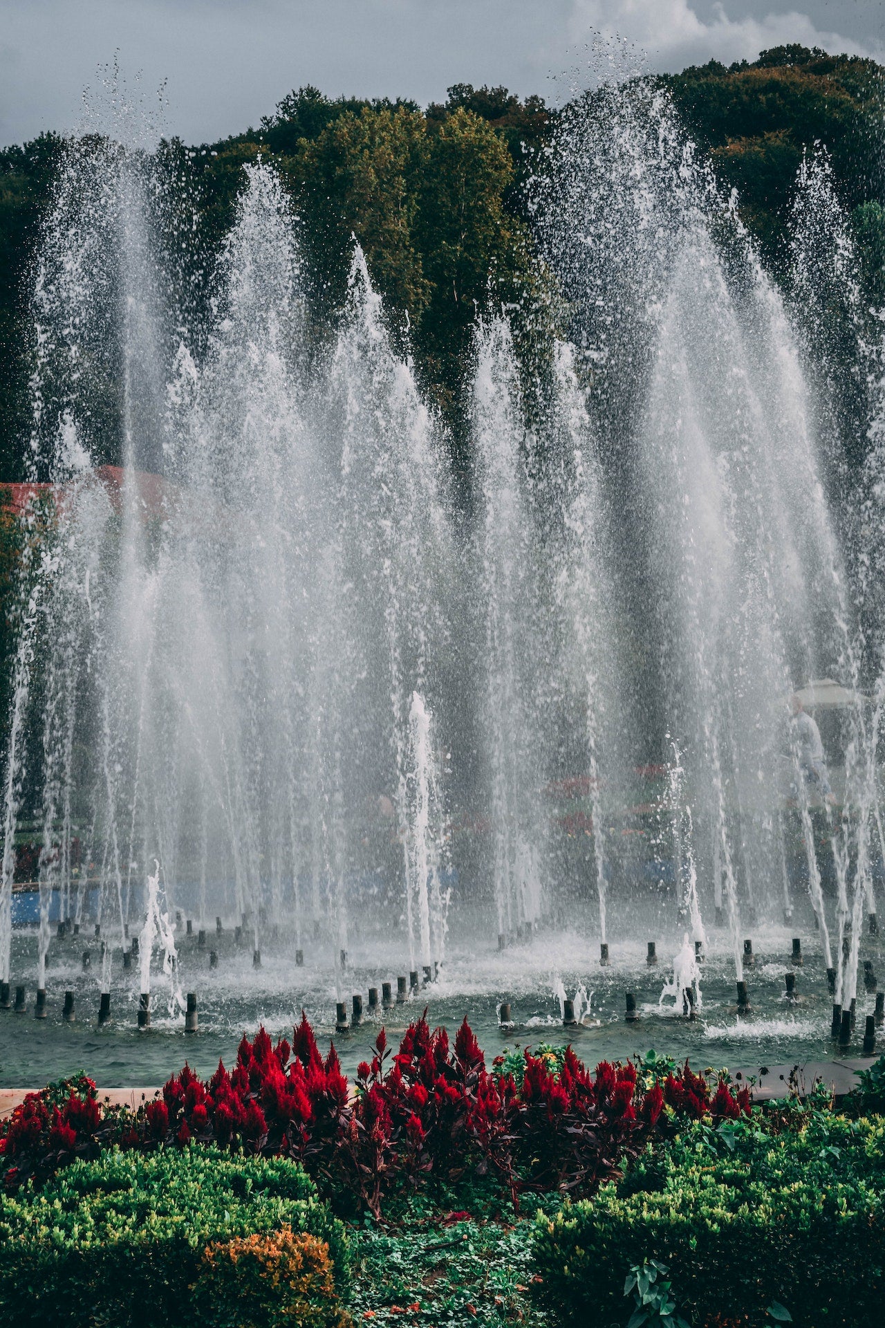 outdoor splash fountain