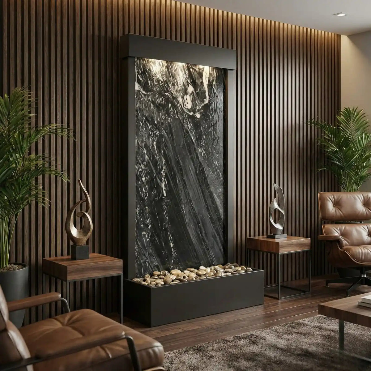 Tranquil River Indoor Floor Fountain