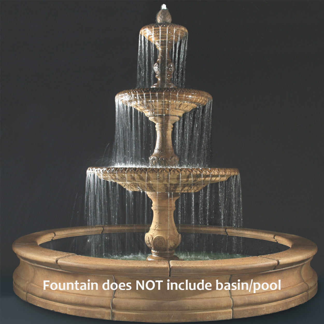 3 Tier Four Seasons Fountain For Pond