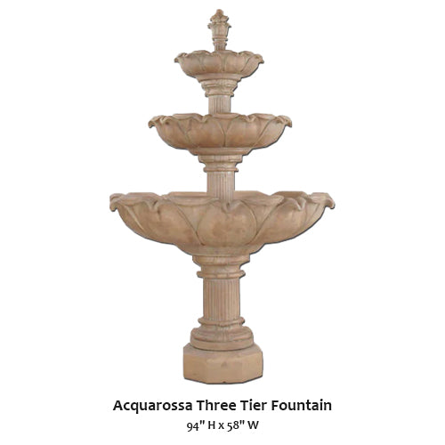 Acquarossa Three Tier Fountain