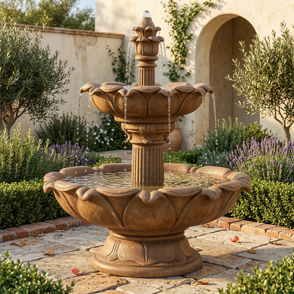 Acquarossa Two Tier Fountain Short