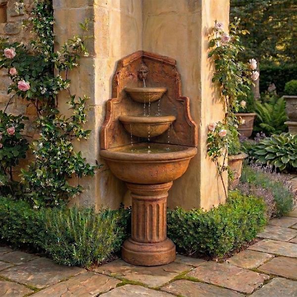 Acropolis Corner Outdoor Water Fountain