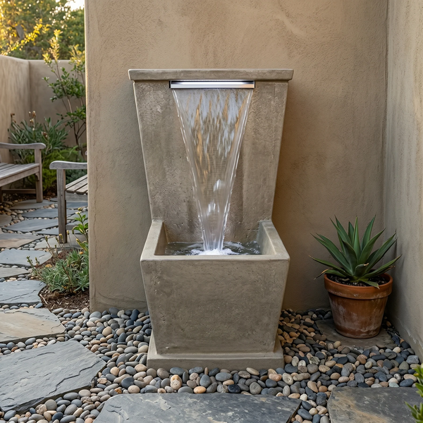 Adelina Aqua Glow Wall Fountain