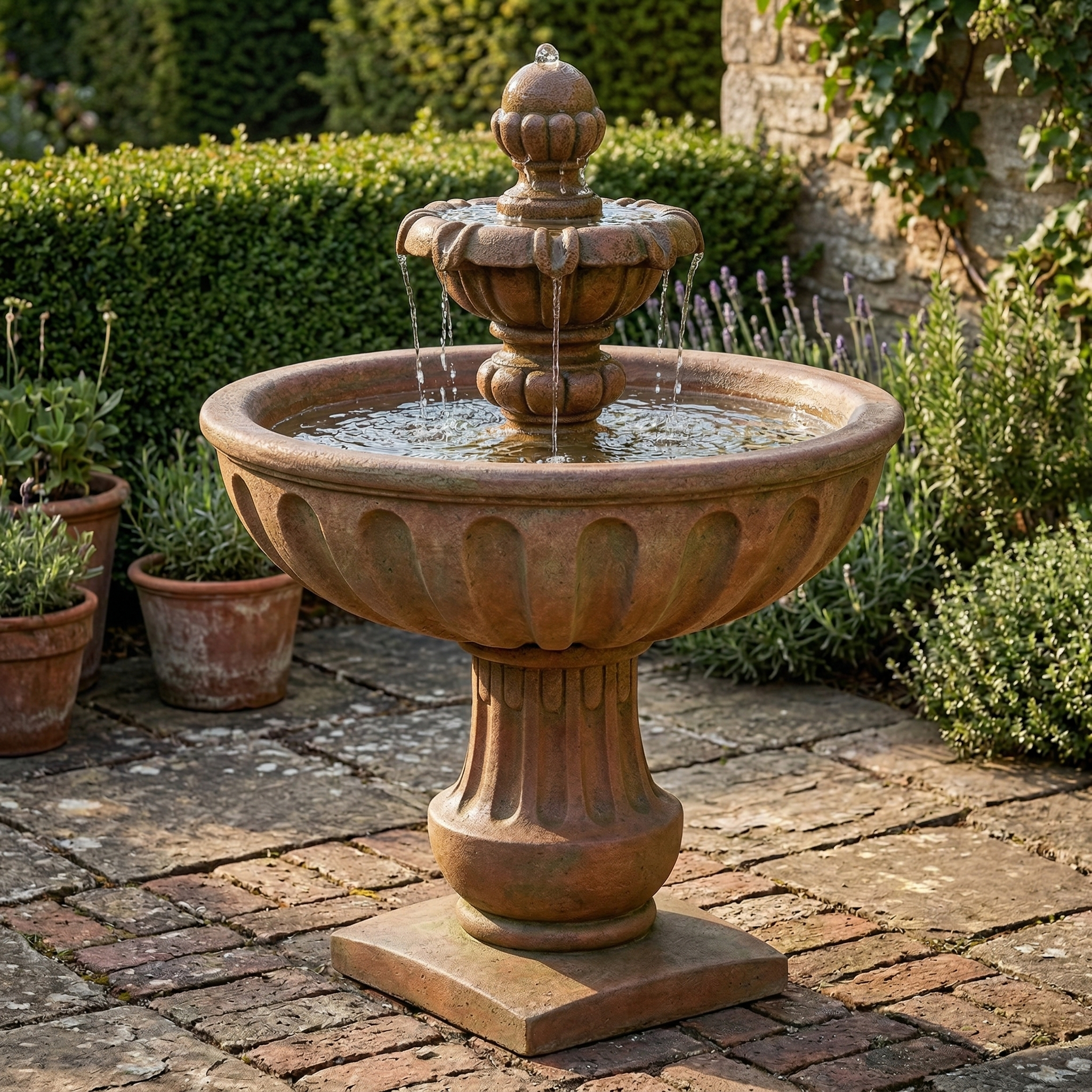 Alba Outdoor Water Fountain Short