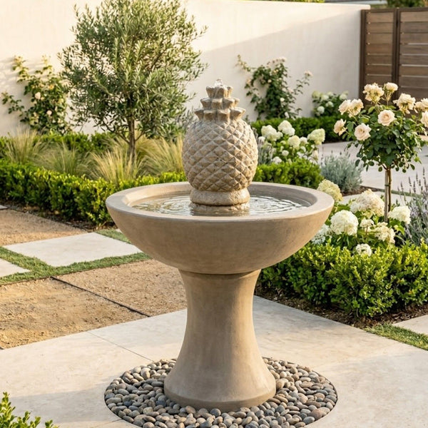 Aloha Pineapple Small Water Fountain