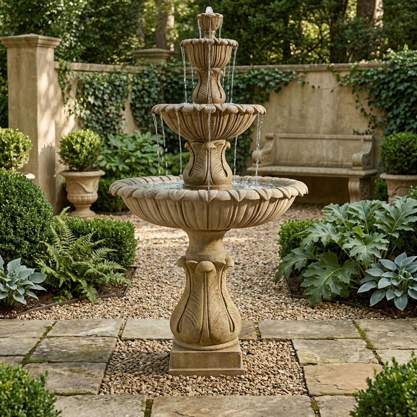 Altus Calanthia Three Tier Fountain
