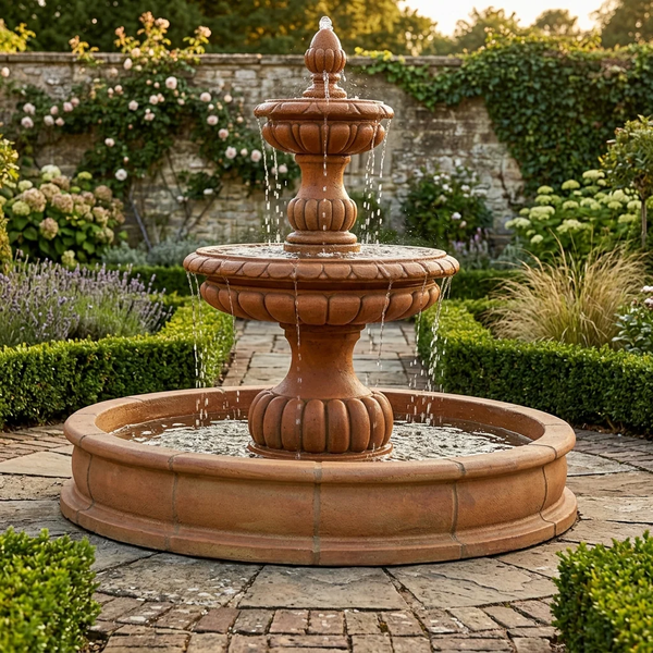Ambra Two Tier Pond Fountain