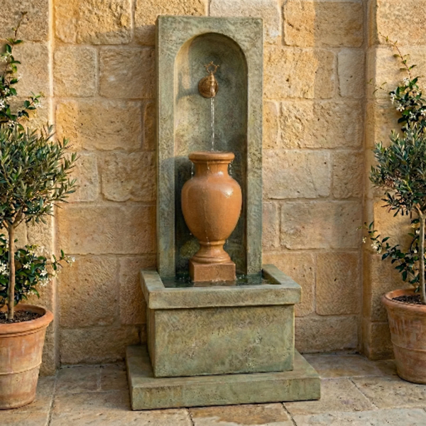 Amphorae Wall Fountain For Spout