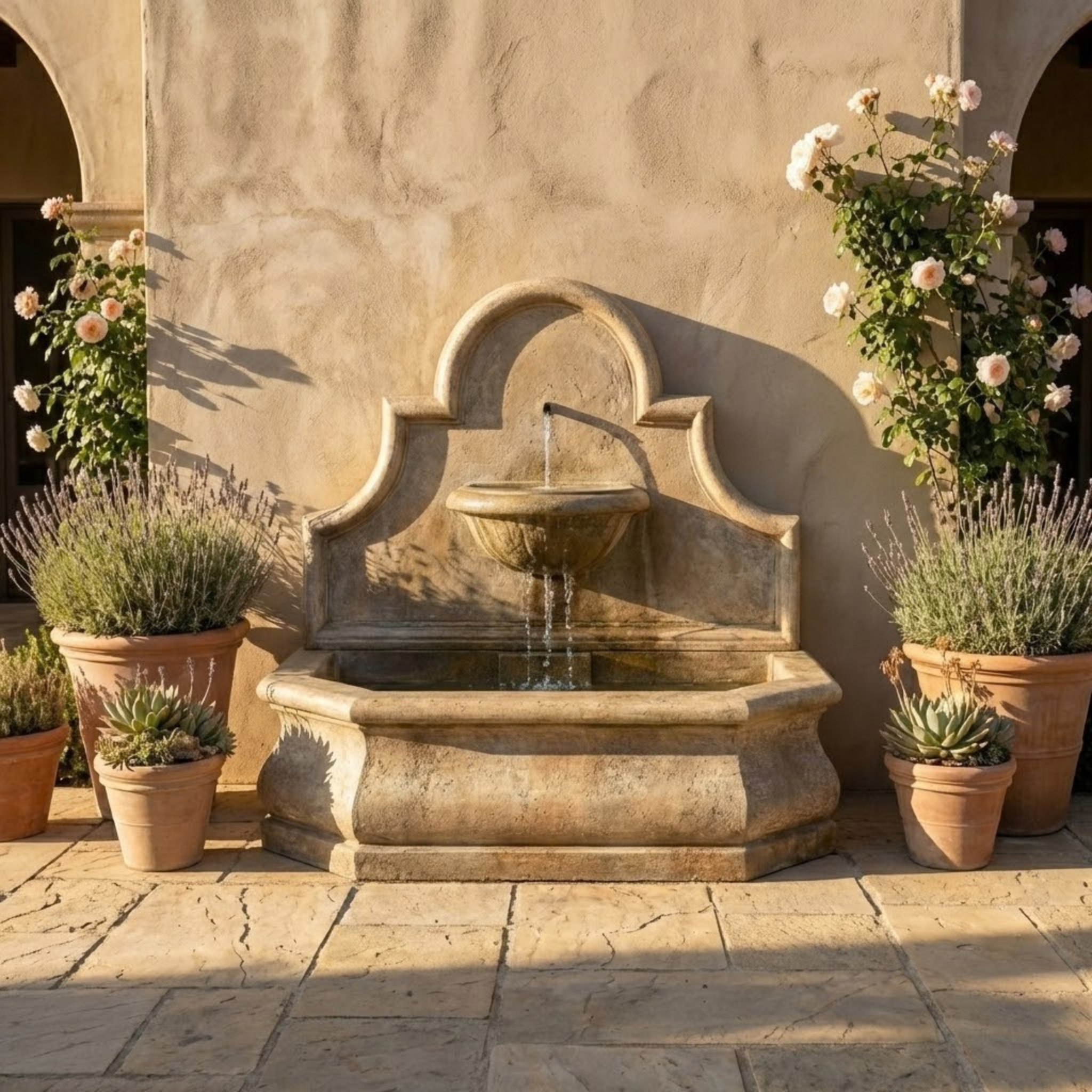 Andalusia Outdoor Wall Water Fountain