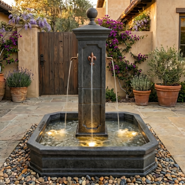 Anduze Colonne Fountain For Spouts