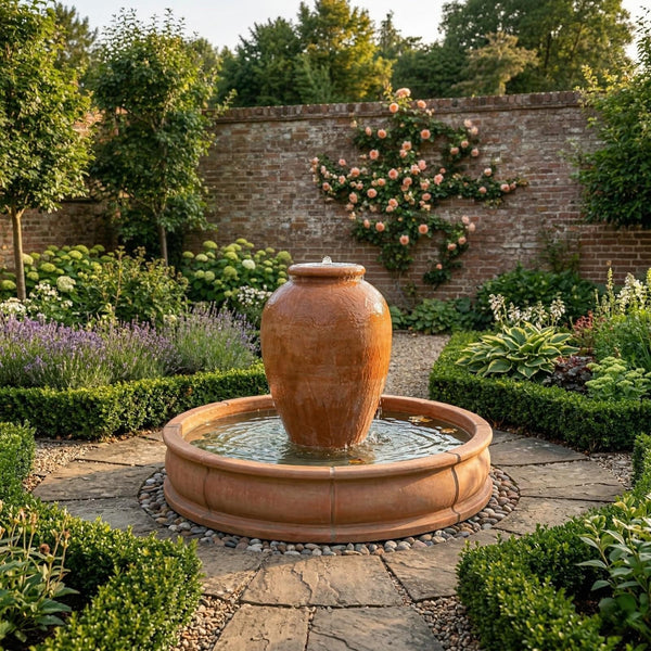 Anfora Fountain Large with 51" Concrete Pond