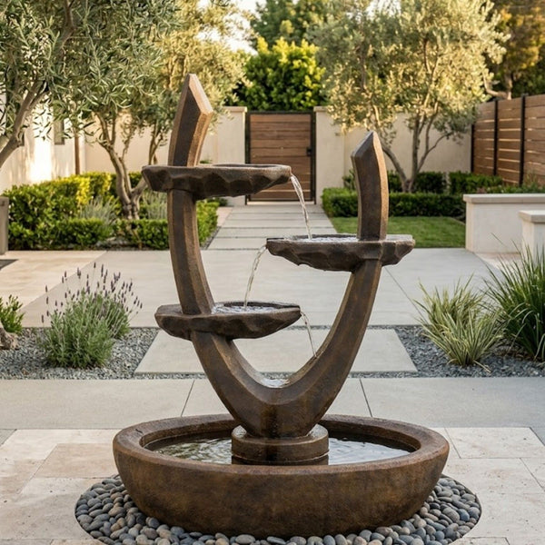Premium freestanding water fountain for courtyard