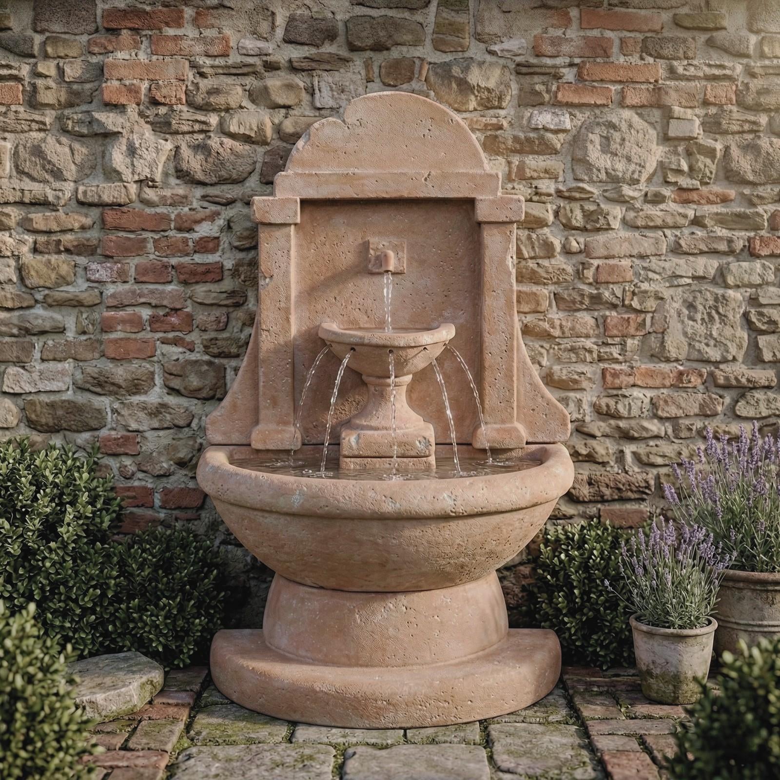 Atlantis Wall Outdoor Fountain - Short