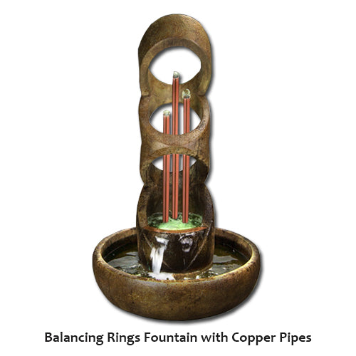 Balancing Rings Outdoor Water Fountain