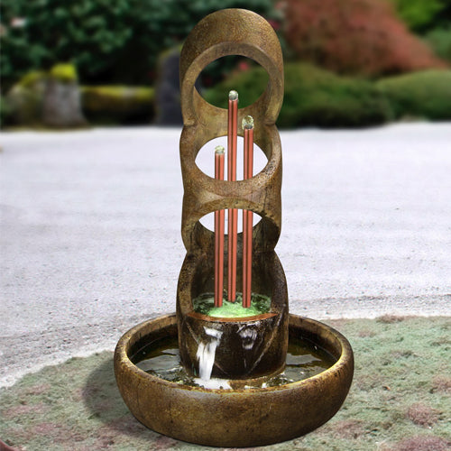 Balancing Rings Outdoor Water Fountain