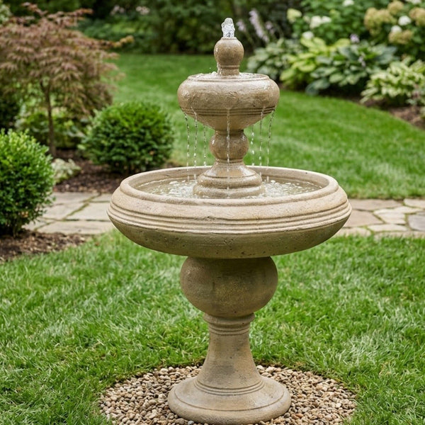 Barcelona Two Tier Outdoor Fountain - Tall