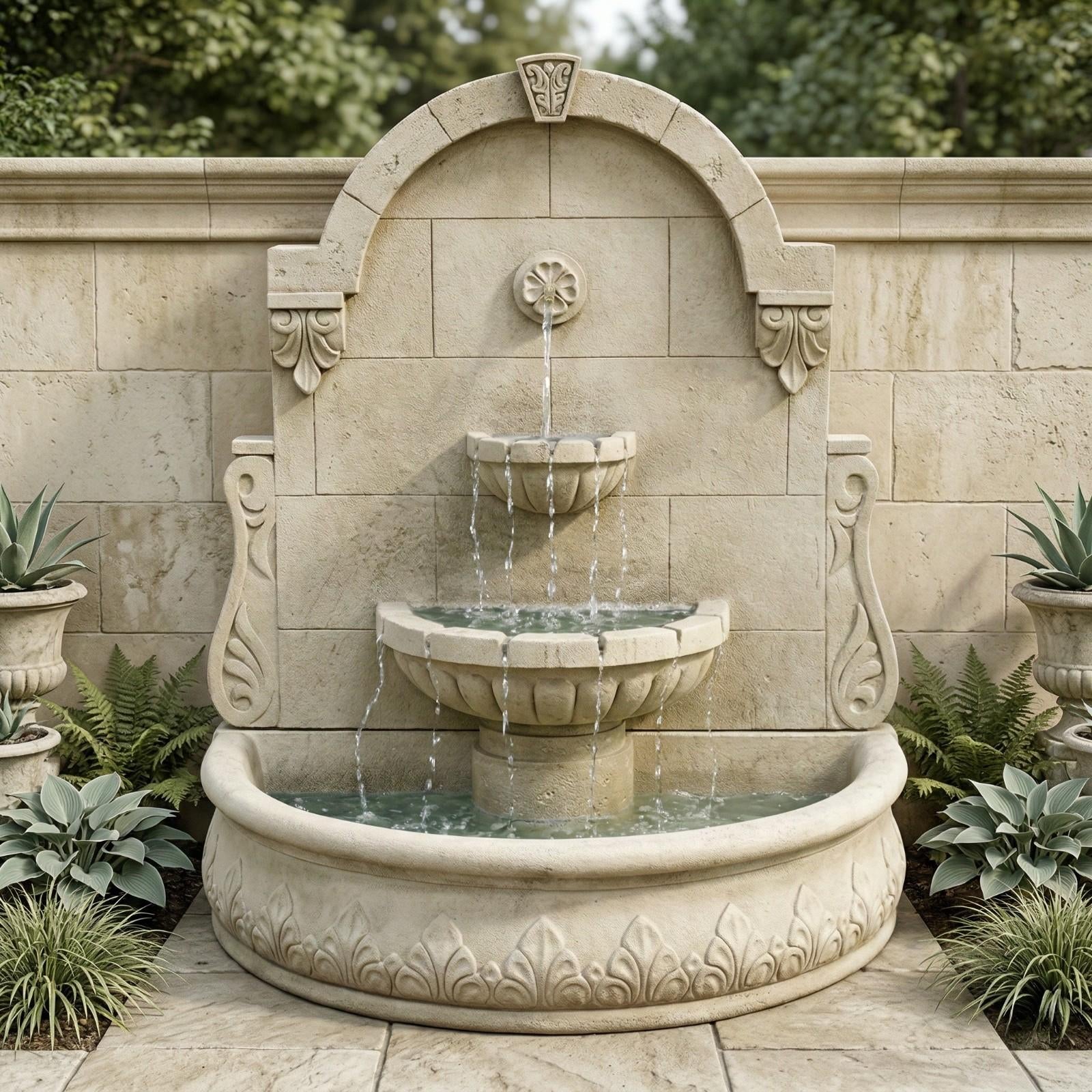 Bavarian Wall Fountain