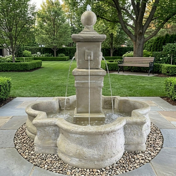 Bella Fountain with 66" Quatrefoil Basin