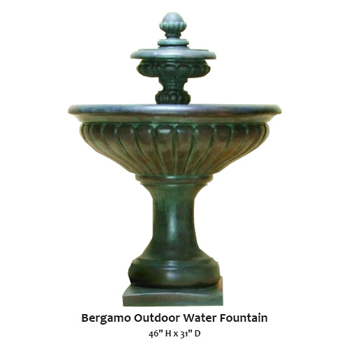 Bergamo Outdoor Water Fountain