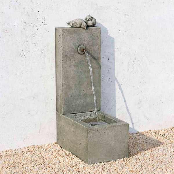 Square Bird Element Water Fountain