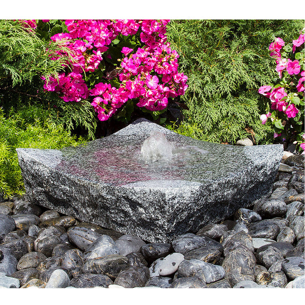 Bowled Zen Granite Stone Fountain