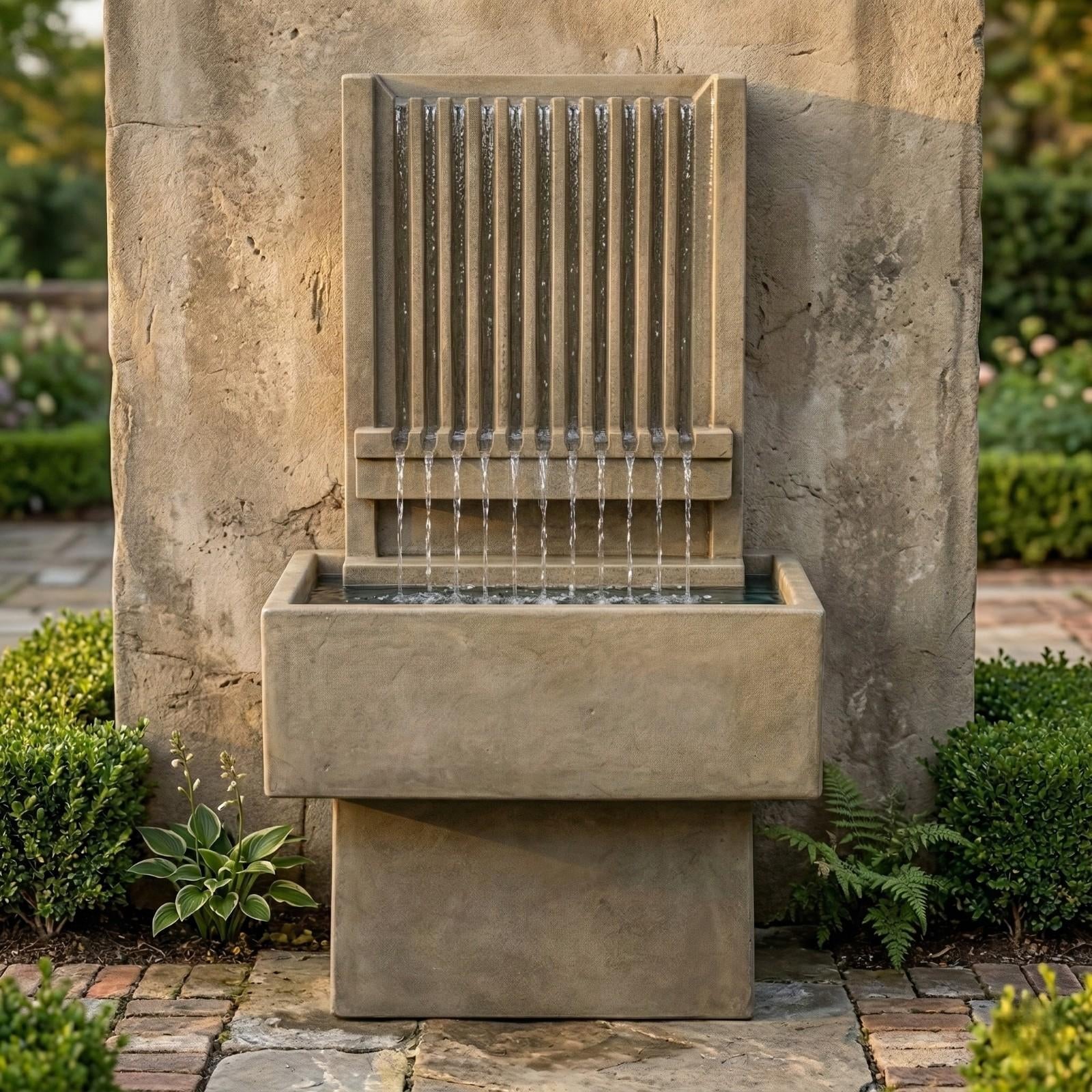 Brentwood Channel Wall Fountain Tall