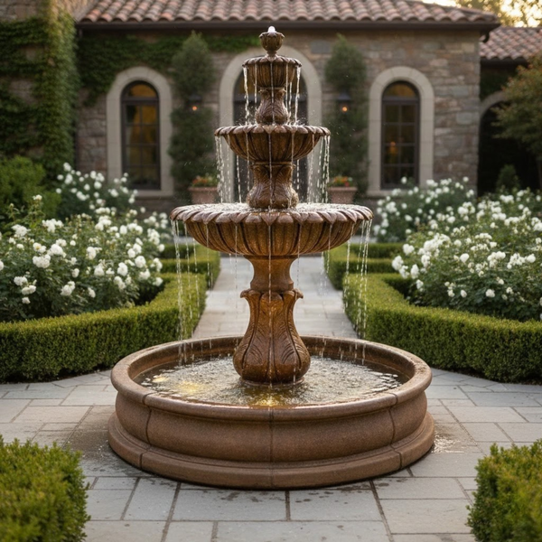 Calanthia Three Tier Pond Fountain