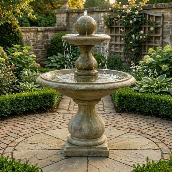 Carrara Ball Fountain