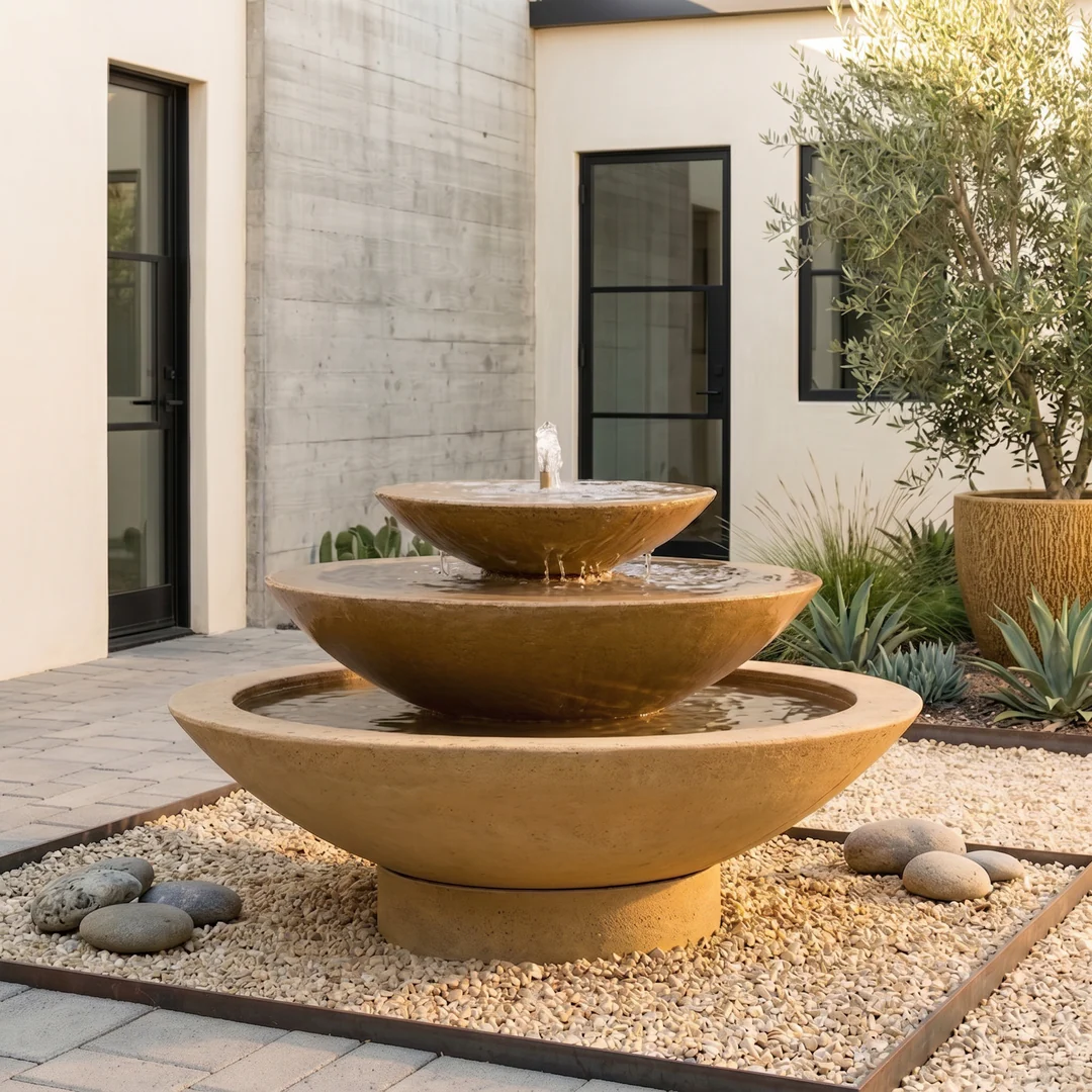 Cascade Tiered Garden Water Fountain