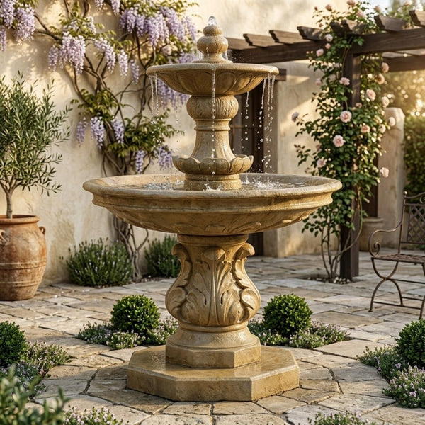 Chelsea Garden Fountain With Step