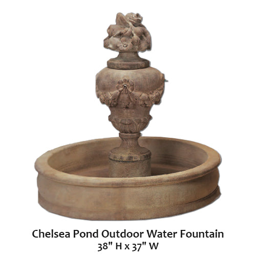Chelsea Pond Outdoor Water Fountain