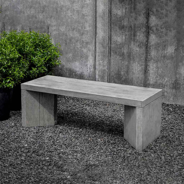 Chênes Brut Contemporary Garden Bench