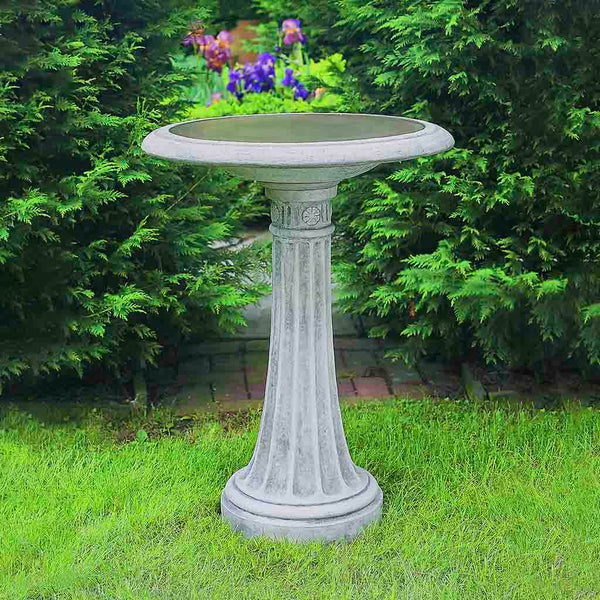 Chestnut Hill Cast Stone Birdbath