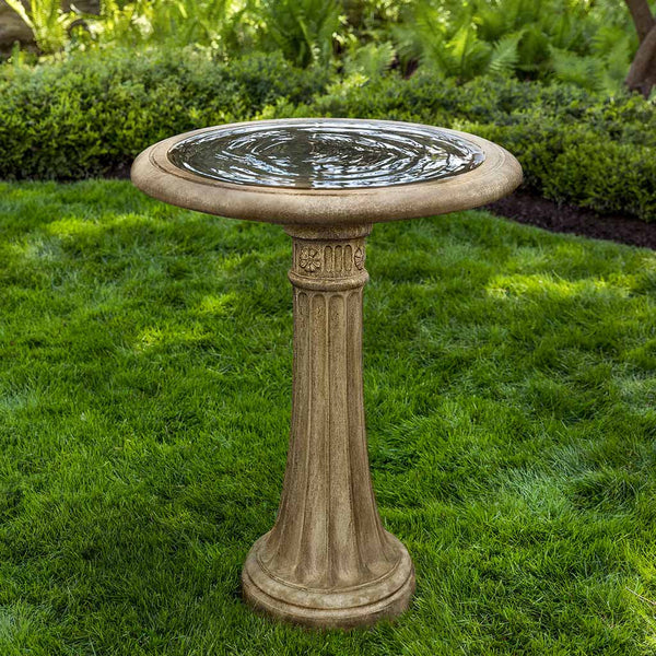 Chestnut Hill Cast Stone Birdbath