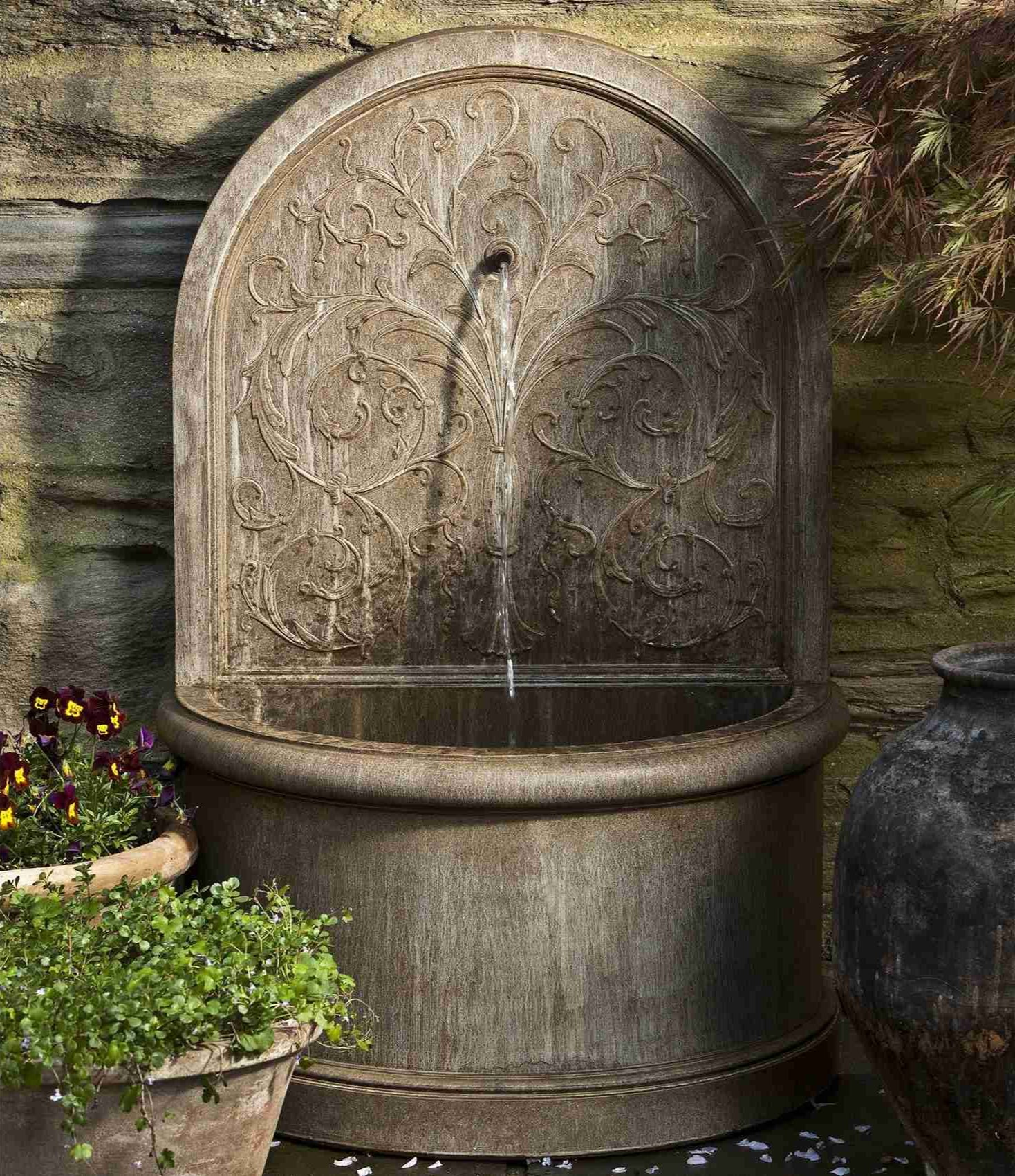 Corsini Wall Garden Water Fountain