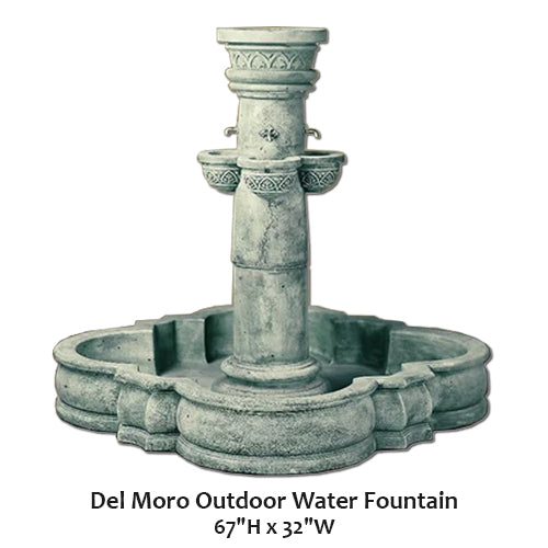 Del Moro Outdoor Water Fountain