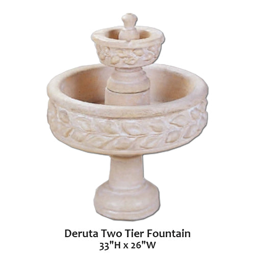 Deruta Two Tier Fountain