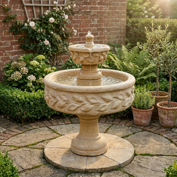 Deruta Two Tier Fountain