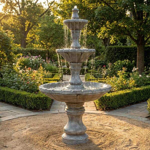 Dijon Tiered Outdoor Fountain