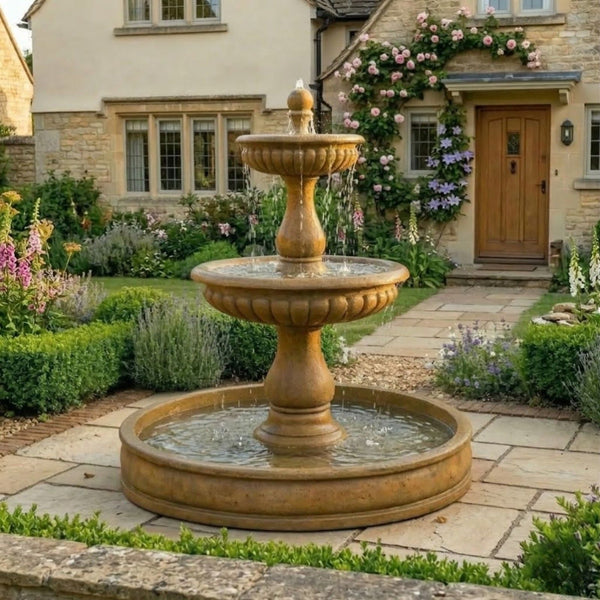Dorica Pond Tiered Outdoor Water Fountain