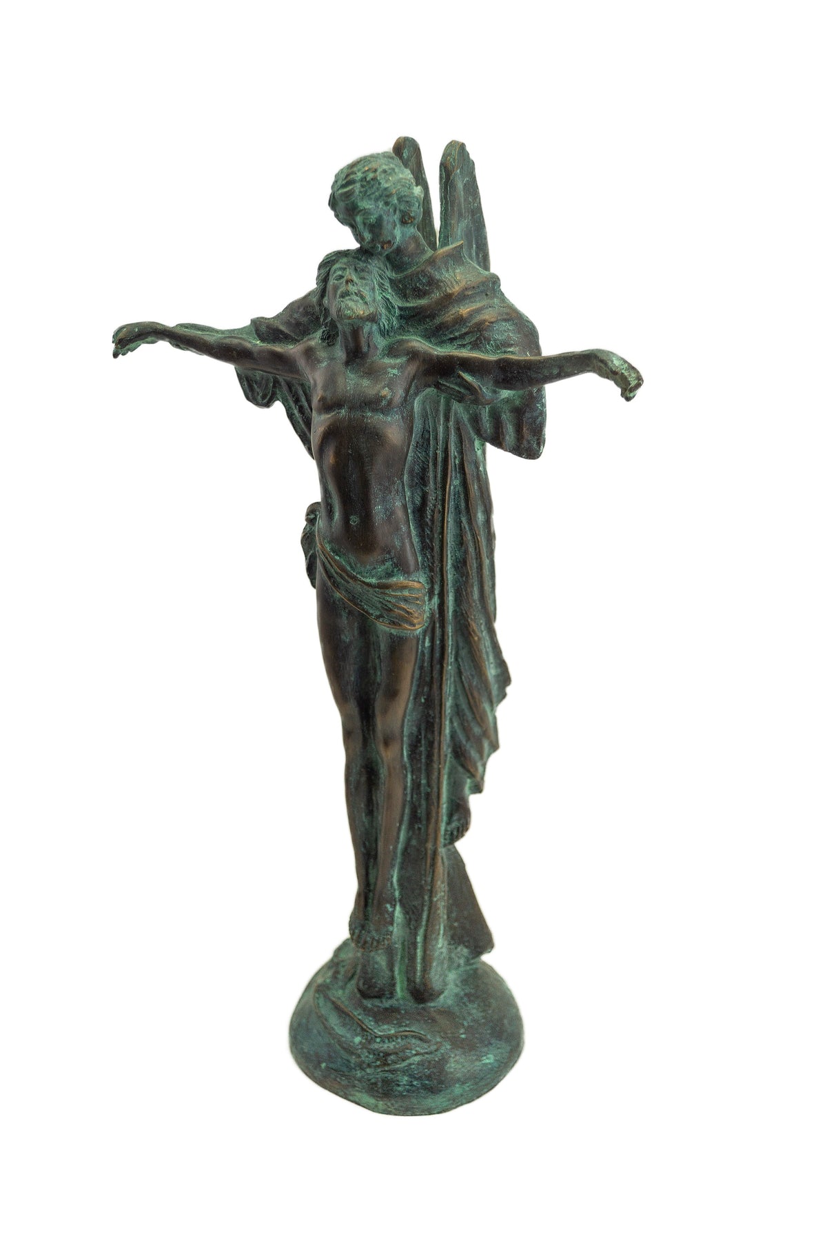 Brass Baron Jesus Attended by Angel, Verdis Finish