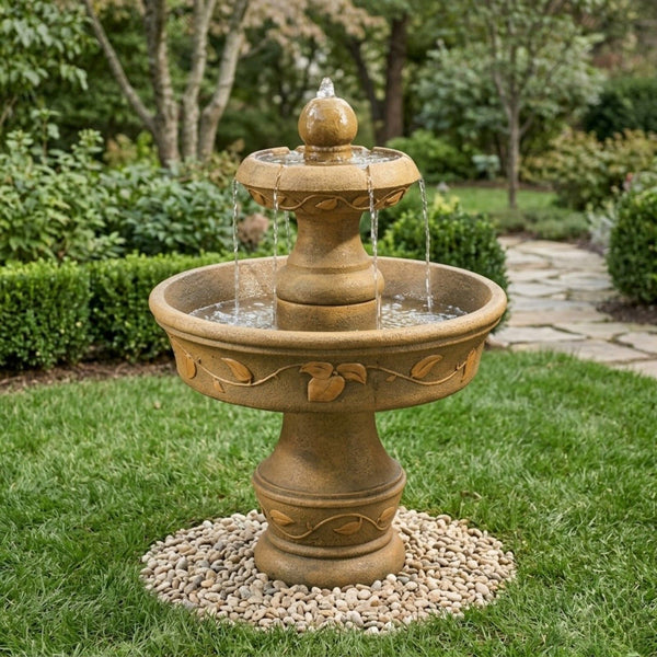 English Ivy Tiered Garden Water Fountain
