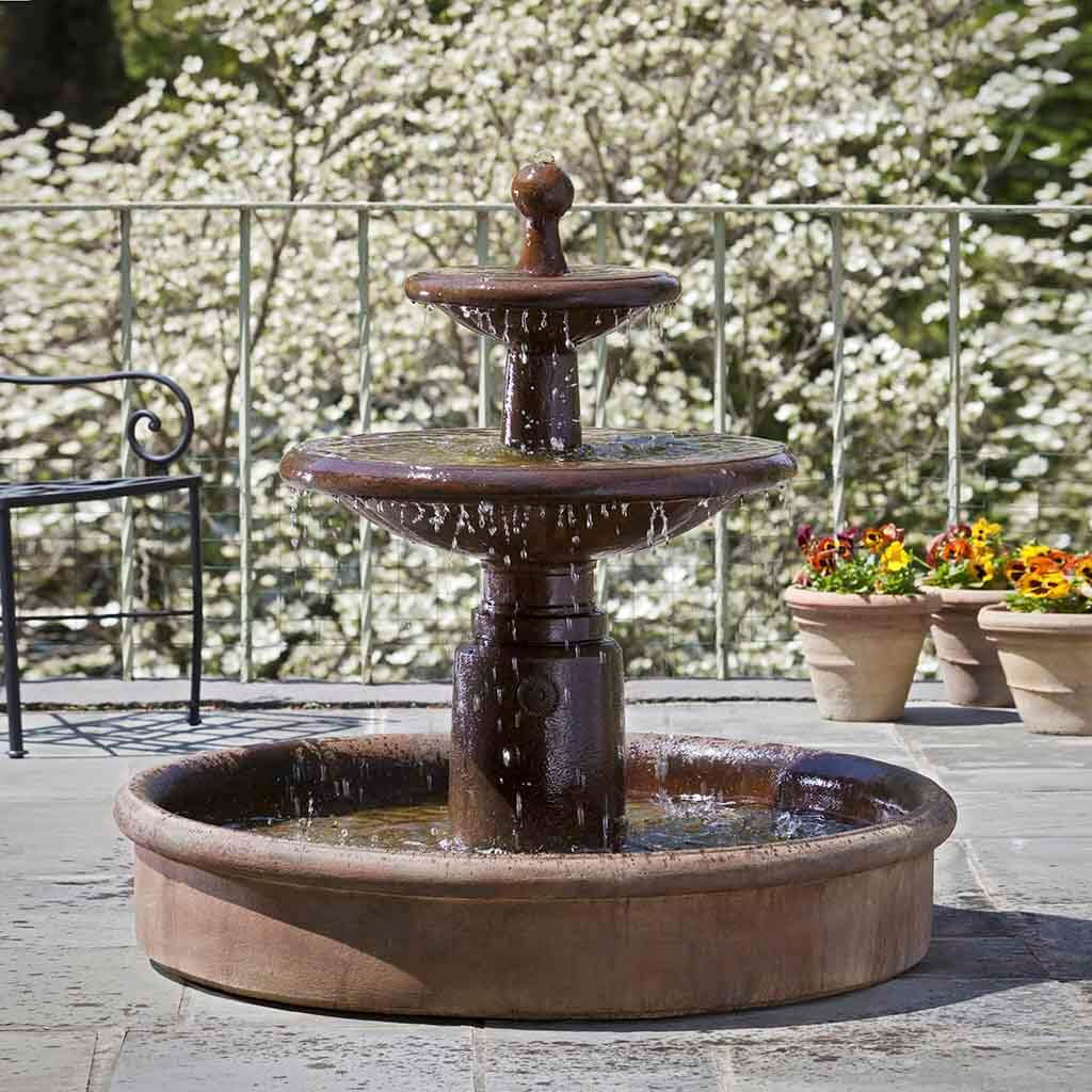 Esplanade Two Tier Garden Water Fountain