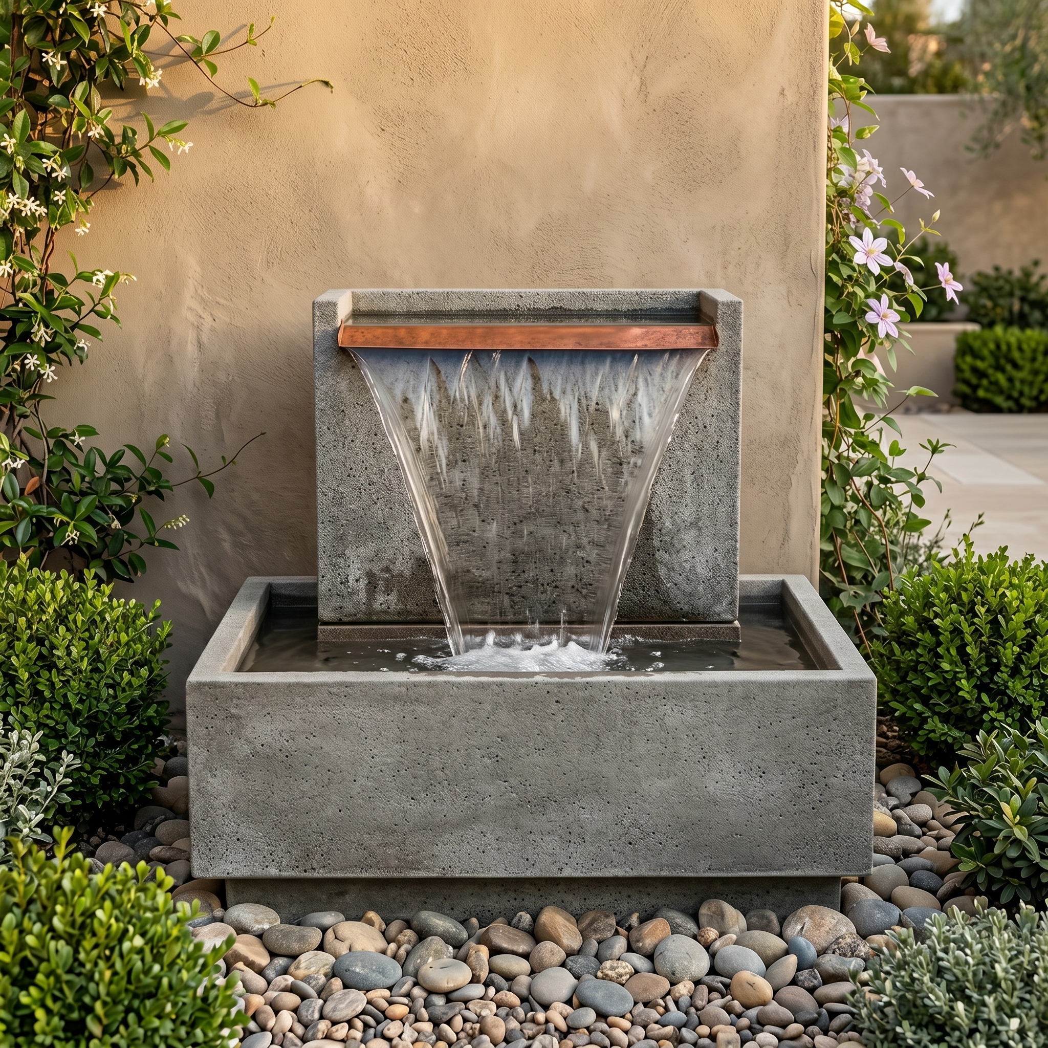 Falling Water II Garden Fountain
