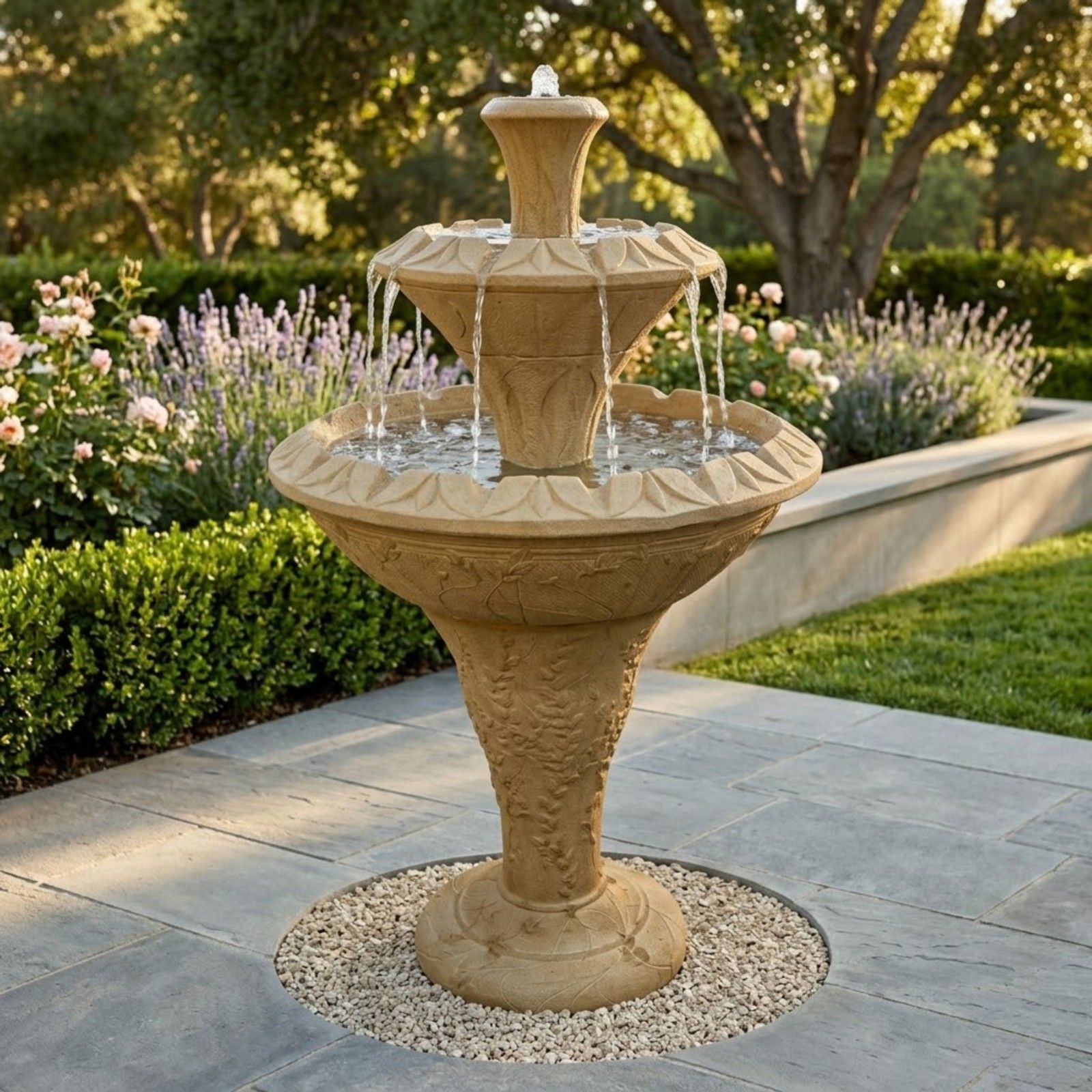 Flora Two-tier Fountain
