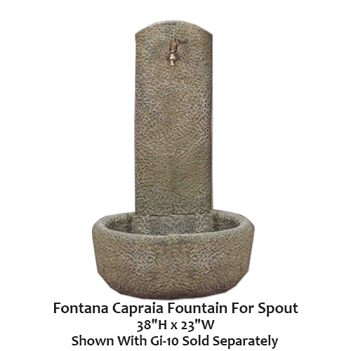 Fontana Capraia Fountain For Spout