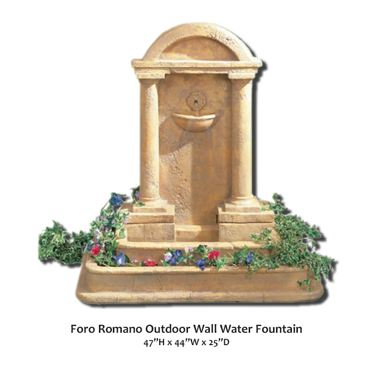 Foro Romano Outdoor Wall Water Fountain